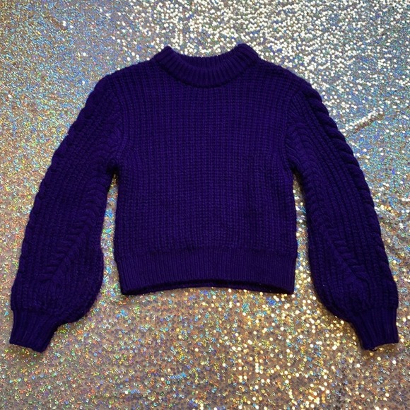 TOPSHOP • Chunky Cable Knit Sweater - Picture 5 of 10